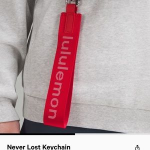 Lululemon never lost keychain
